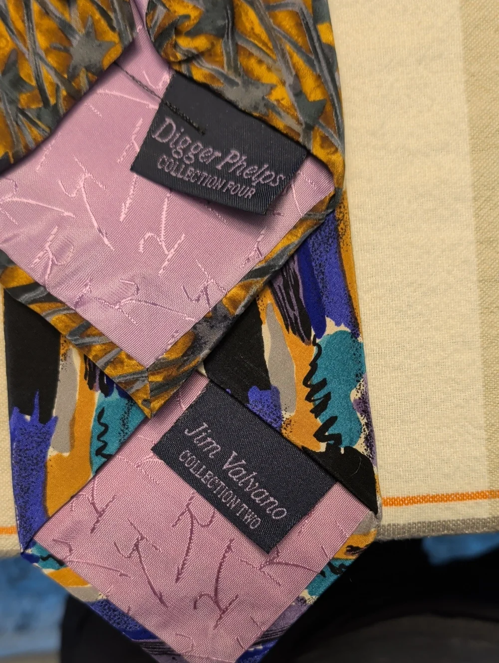 Jimmy V Collection Two silk tie